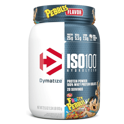Dymatize Iso 100 Protein Powder Fruity Pebbles 20 SRV