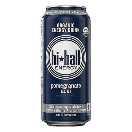 Hiball Organic Energy Pomegranate Acai 8/3PKS/16OZ