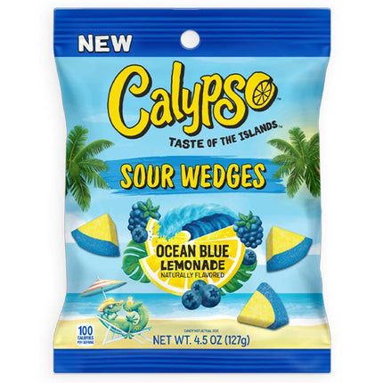 Calypso Sour Wedges Ocean Blue Lemonade 12/4.5OZ