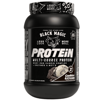Black Magic Multi-Source Protein Powder Cookies & Cream 25SRV
