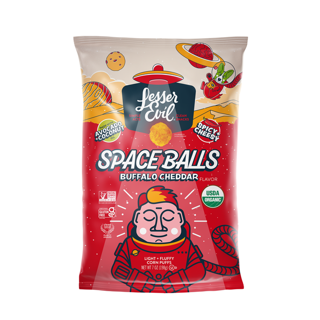 Lesser Evil Buffalo Popcorn 7/8OZ