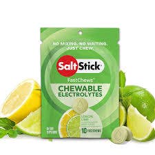 Salt Stick Fast Chew Lemon Lime 12/10CT