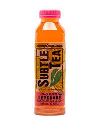 Subtle Tea Peach Brewed Lemonade 12/16OZ