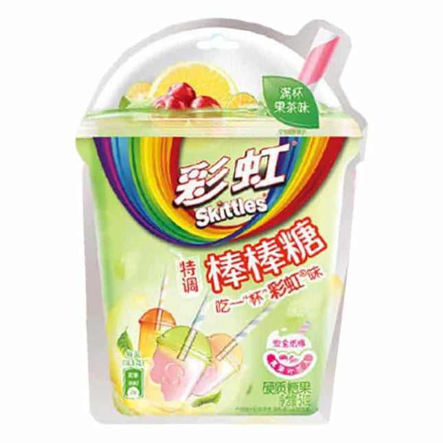SKITTLES LOLLIPOPS FRUIT TEA 8/54G (CHINA)