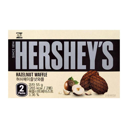 Hershey Hazelnut Flavored Waffle 32/55g (KOREA)