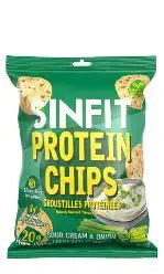 Sinfit Protein Chips Sour Cream & Onion 7PK