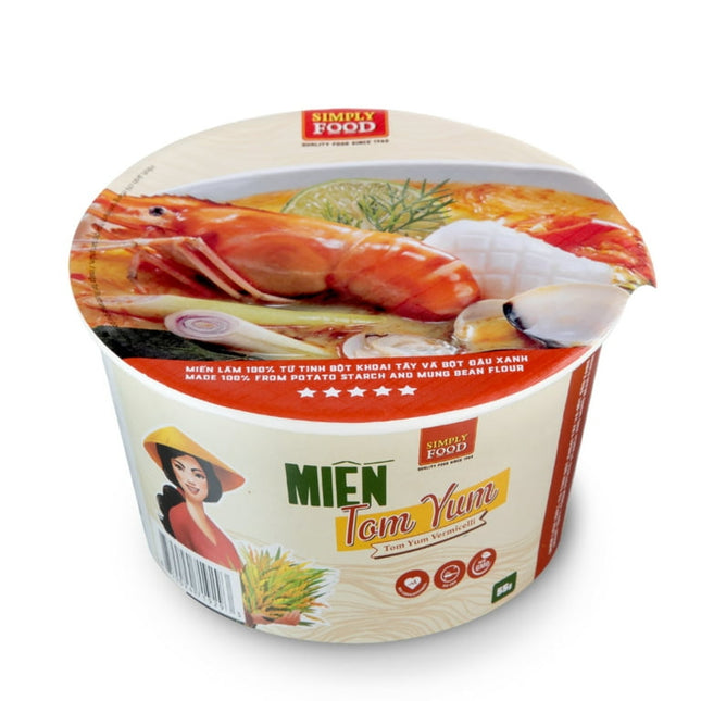 Simply Food Instant Glass Noodles TomYum Flavor 9/55g