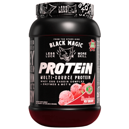 Black Magic Multi-Source Protein Powder Strawberry Ice Cream 25SRV
