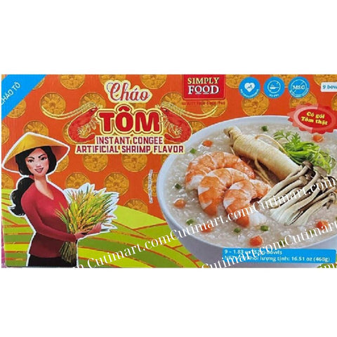 Simply Food Instant Congee Shrimp 9/52g