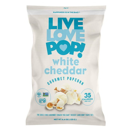 Live Love Pop White Cheddar Popcorn 12/4.4OZ