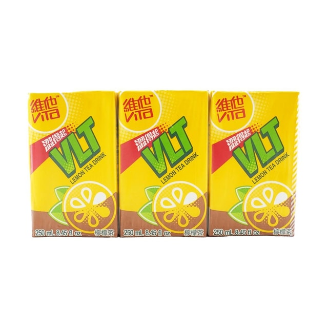 Vitasoy Lemon Tea Drink 8PK/6TETRA/250mL (Hong Kong)