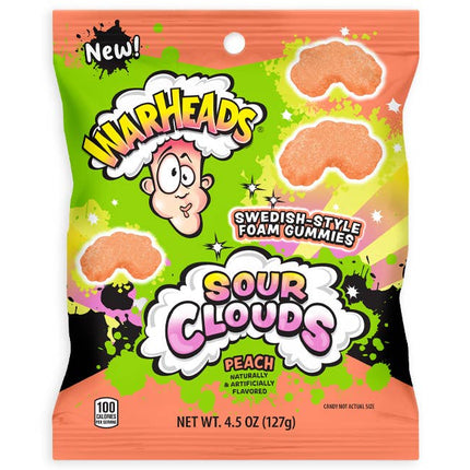 Warheads Peach Sour Clouds 12/4.5OZ