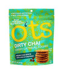 O'TS Dirty Chai Oatmeal Cookies 6/4OZ