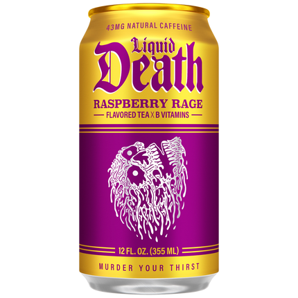 Liquid Death Raspberry Rage 24/12OZ