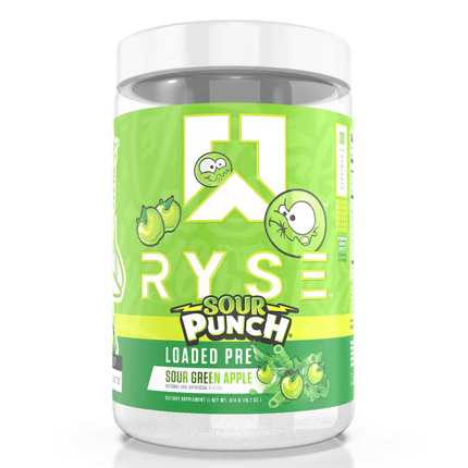Ryse Loaded Pre-Workout Powder - 30 SRV. - Sour Green Apple