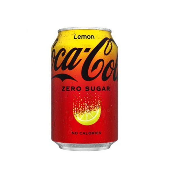 Coca Cola Zero Sugar Lemon Can 24/355mL (KOREA)