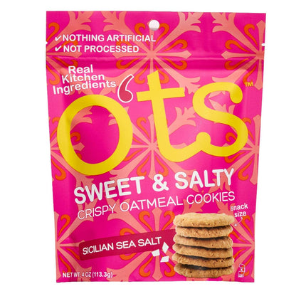 O'TS Sweet & Salty Oatmeal Cookies 6/4OZ