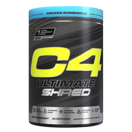 C4 Ultimate Shred Pre-Workout Powder - Frozen Bombsicle