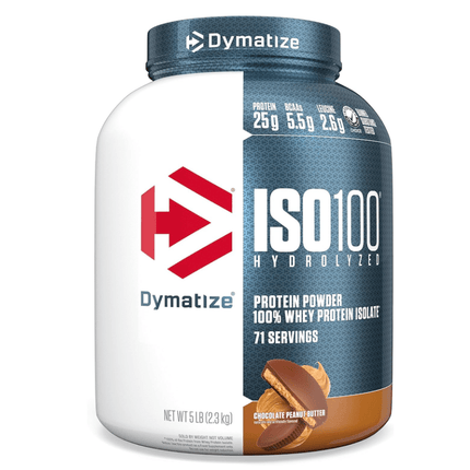 Dymatize Iso 100 Protein Powder Chocolate Peanut Butter 70 SRV