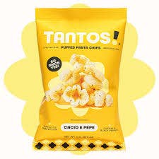 Tantos Puff Pasta Chips Cacio East Pepe 8/4OZ