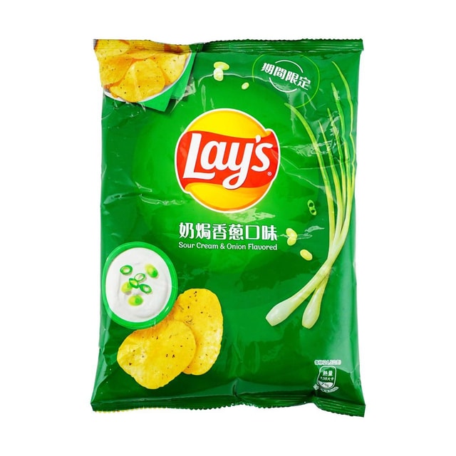 LAY'S SOUR CREAM & ONION 12/49G (TAIWAN)
