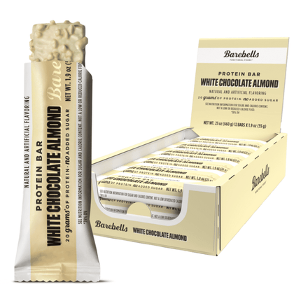 Barebells White Chocolate Almond Protein Bars 12 Pk