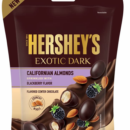 Hershey Exotic Dark Californian Almonds Blackberry Flavor 14/30g