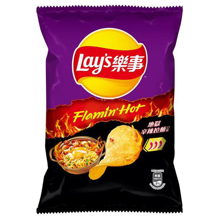 Lay's Spicy Ramen Flavor 59.5g/12CT (TAIWAN)