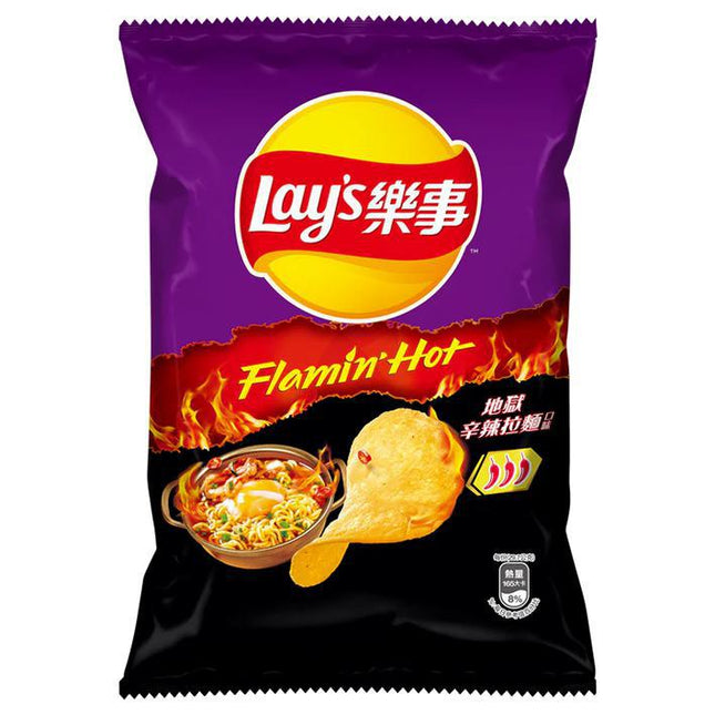 Lay's Spicy Ramen Flavor 59.5g/12CT (TAIWAN)