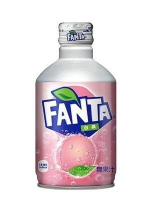 Fanta White Peach Aluminum Bottle 24/300mL (JAPAN)