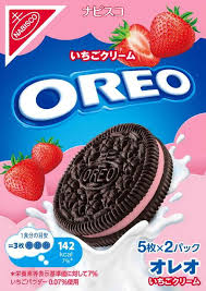 Oreo Strawberry Cream Cookies 12/10PC BOXES (JAPAN)
