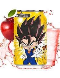 Ocean Bomb Dragon Ball Goku Super Saiyan Sparkling Water Apple 24/330mL (CHINA)