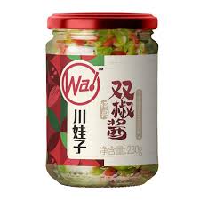 Chuan Wa Zi Green & Red Chilli Sauce 12/230g