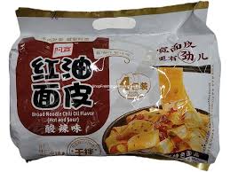 Baijia A-Kuan Broad Noodle Chili Oil 12bags/460g (China)