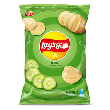 Lay's Crunchy Cucumber Flavor 70g/22CT (CHINA)