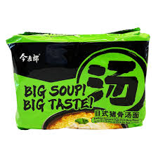 Jinmailang Japanese Pork Bone Soup Noodles 6BGS/5PK/124g