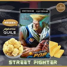 Street Fighter Popcorn Salty Cream Guile 24/50g (TAIWAN)