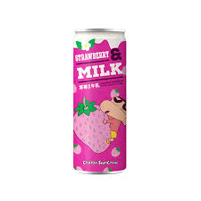 Crayon Shinchan Strawberry Flavored Milk 24/290mL (TAIWAN)