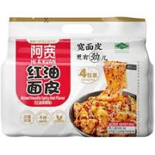 Baijia A-Kuan Broad Noodle Chili Oil Spicy 12bags/40g
