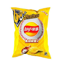 Lay's Black Pepper Salt 12/49g (CHINA)