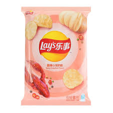 Lay's Potato Chips Spicy Crayfish 22/70g (China)