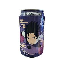 Ocean Bomb Naruto Sasuke Sparkling Water Grapefruit 24/330mL (CHINA)