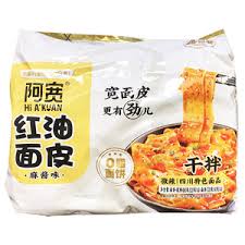 Baijia Broad Noodle Chili Oil Sesame Paste 12bags/460g