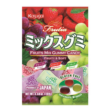 Kasugai Frutia Mix Gummy 12/3.59OZ