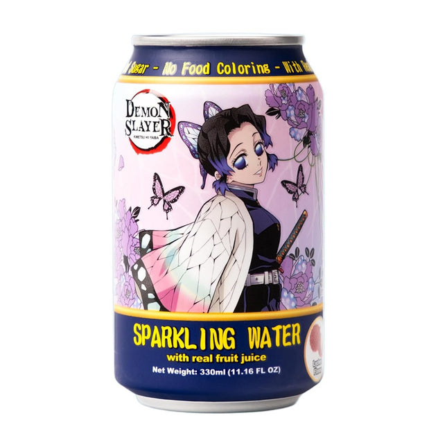 AnyYums Demon Slayer Sparkling Water Lychee 24/330mL (TAIWAN)