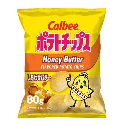 Calbee Japanese Potato Chips Honey Butter 12/2.8OZ