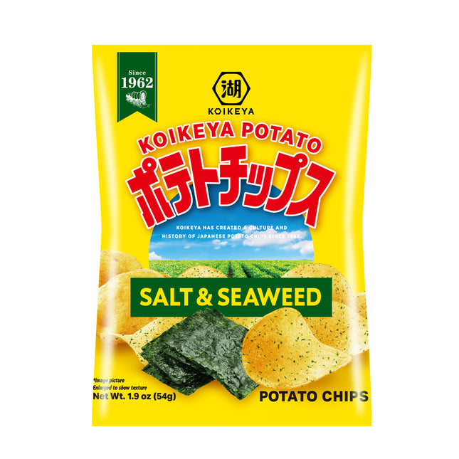 Koikeya Salt & Seaweed Chips 12/1.9OZ