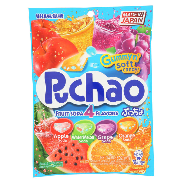 Uha Mikakuto Puchao Fruit Soda 6/3.53OZ