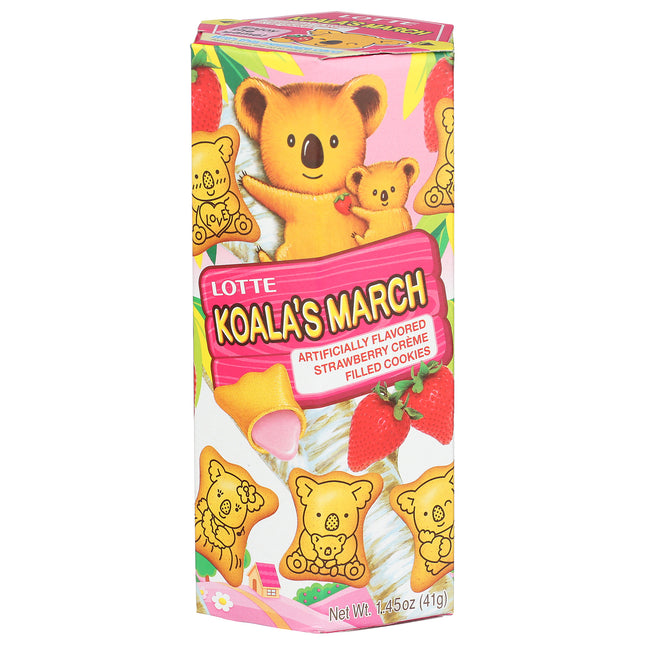 LOTTE KOALA'S MARCH STRAWBERRY 8/6/1.45OZ