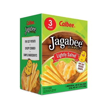 Calbee Jagabee Lightly Salted 12/3.18OZ